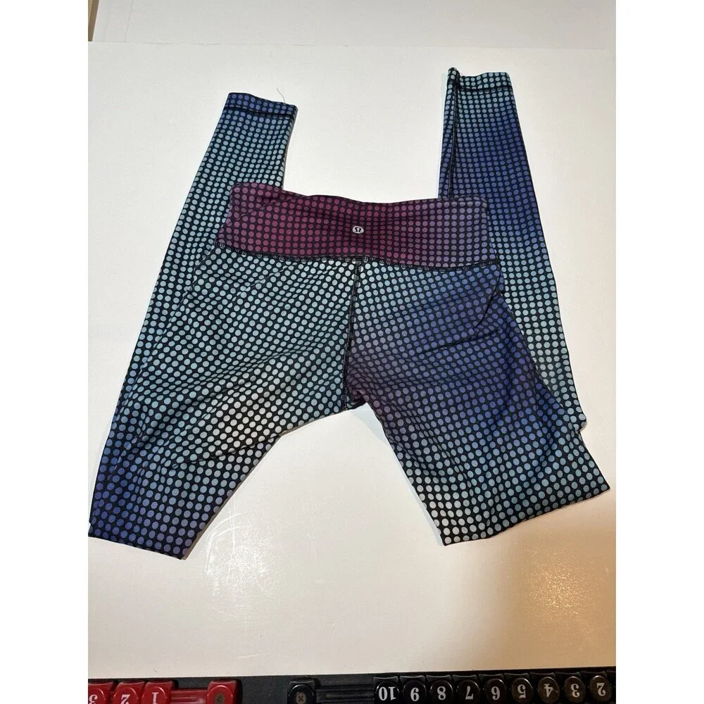 Lululemon Women's Leggings Lot Of 3 Workout Pants (1) Size 4 (2) Size 1